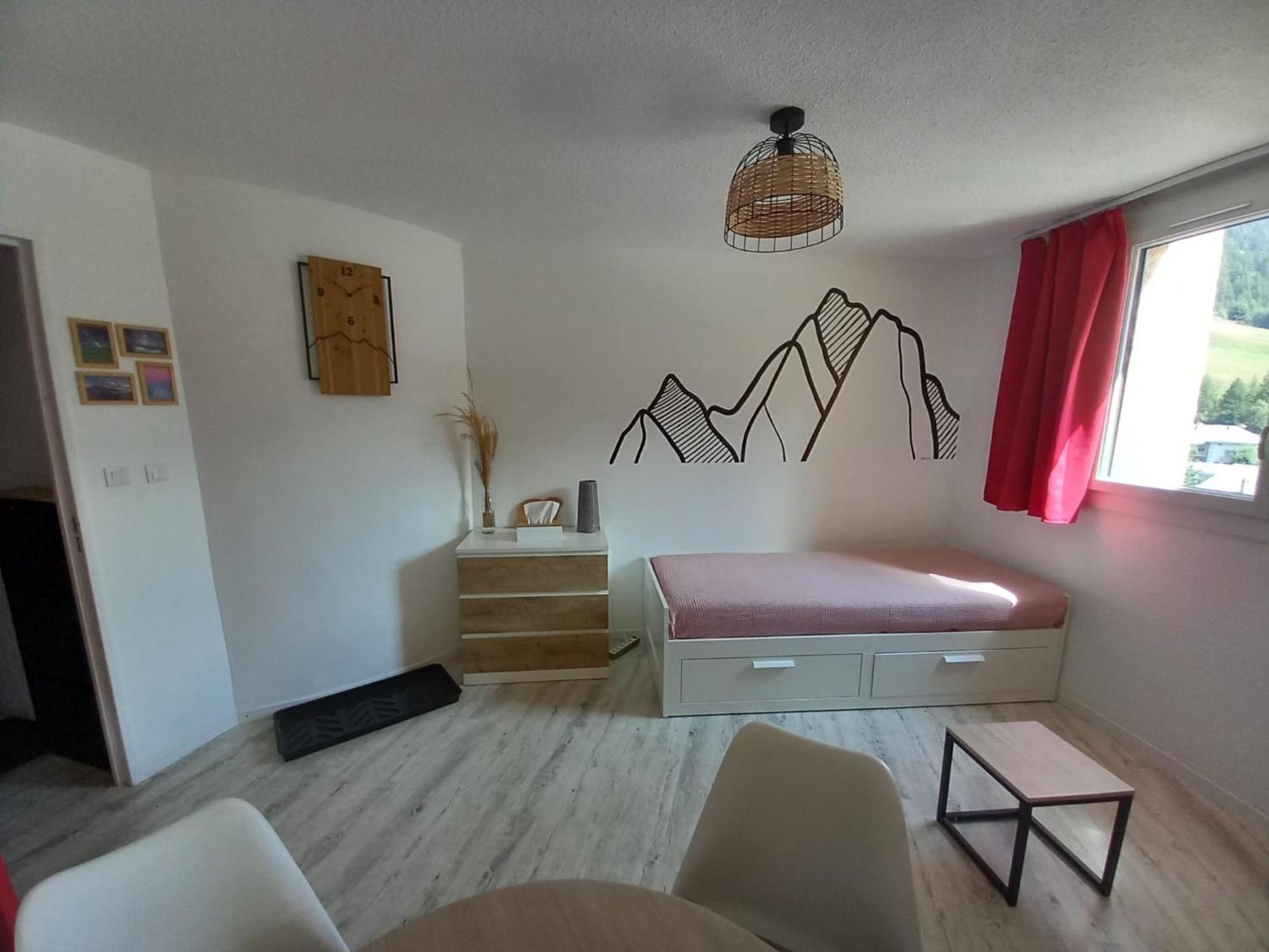 Le Studio Du Queyras Avec Vue Sur La Montagne Abries Phòng bức ảnh